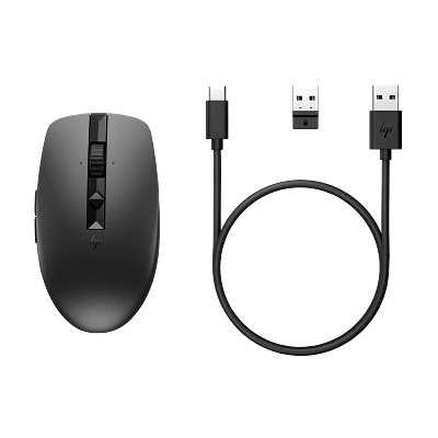 HP 710 Rechargeable Silent Black Bluetooth Mouse