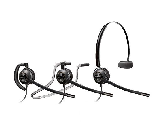 Poly EncorePro 540D Quick Disconnect Convertible Digital Headset (TAA)