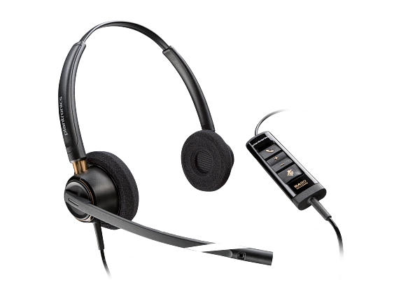 Poly EncorePro 525 USB-A Stereo Wired Headset